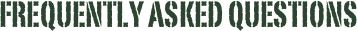 FRequently Asked Questions